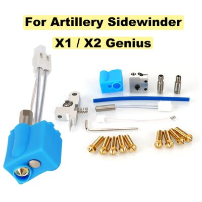 Nozzle Hotend Heated Kits For Artillery Sidewinder X1/X2 Genius 3D Printer Part