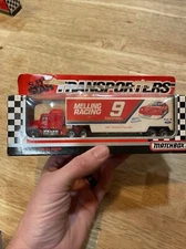 Matchbox #9 BILL ELLIOTT RED CY107 MELLING 1990 MackCab SuperStar Transporter  