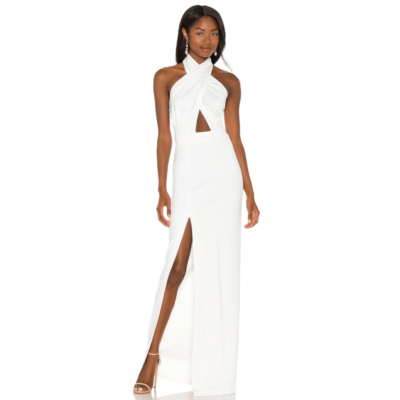 Amanda Uprichard X REVOLVE Zahara Gown in White
