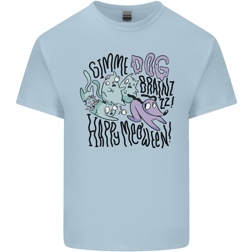 Zombie Cats Funny Halloween Dog Brains Kids T-Shirt Boys Girls - Picture 11 of 19