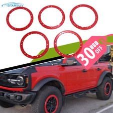 5pcs Bead Lock Wheel Trim Rings Kit Fit For 2021-2026 Ford Bronco