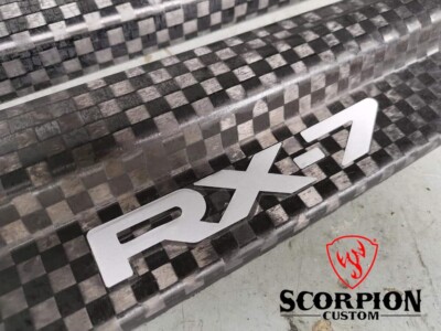 Fit For Mazda RX7 FD3S 93-02 Door Sills / Scuff Plates Carbon