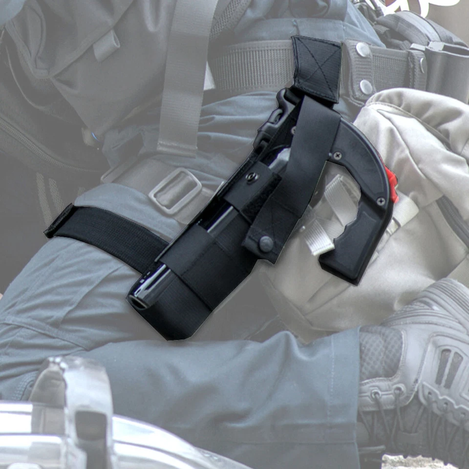 Soporte de muslo pierna caída MK9 EE. UU. Tactical para pulverizador de pimienta botella de agua herramientas Foto 2 de 4