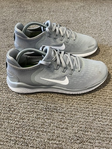 Nike Free Rn 2018 Wolf Grey/White-White-Volt 942837-003 Women's Size 7.5 | eBay