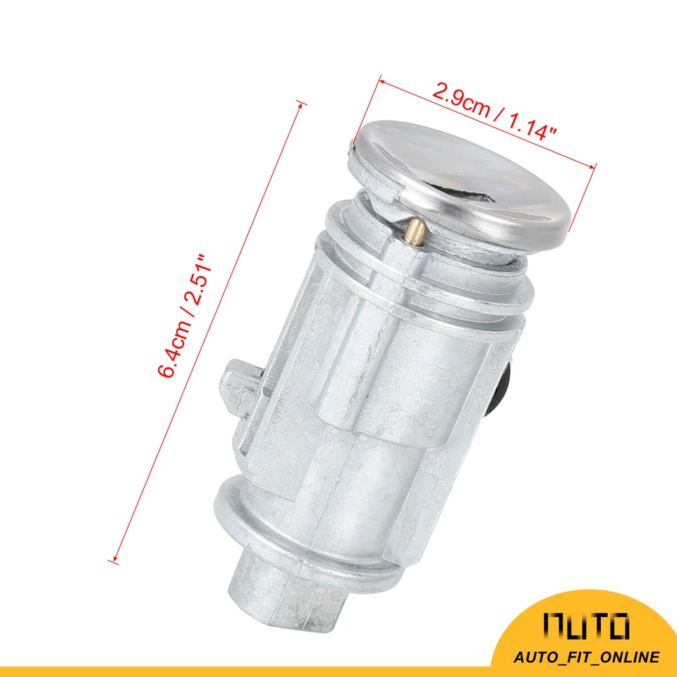 Cilindro de bloqueo de interruptor de encendido con 2 llaves individuales personalizadas para Chrysler para Dodge Foto 3 de 4