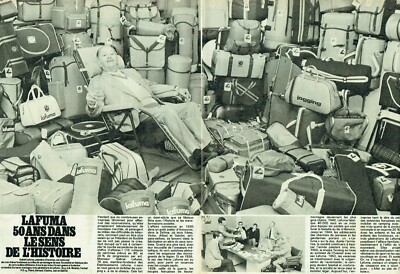 Advertising 1120 1980 Lafuma Camping Luggage Mr Gabriel Lafuma 2pa