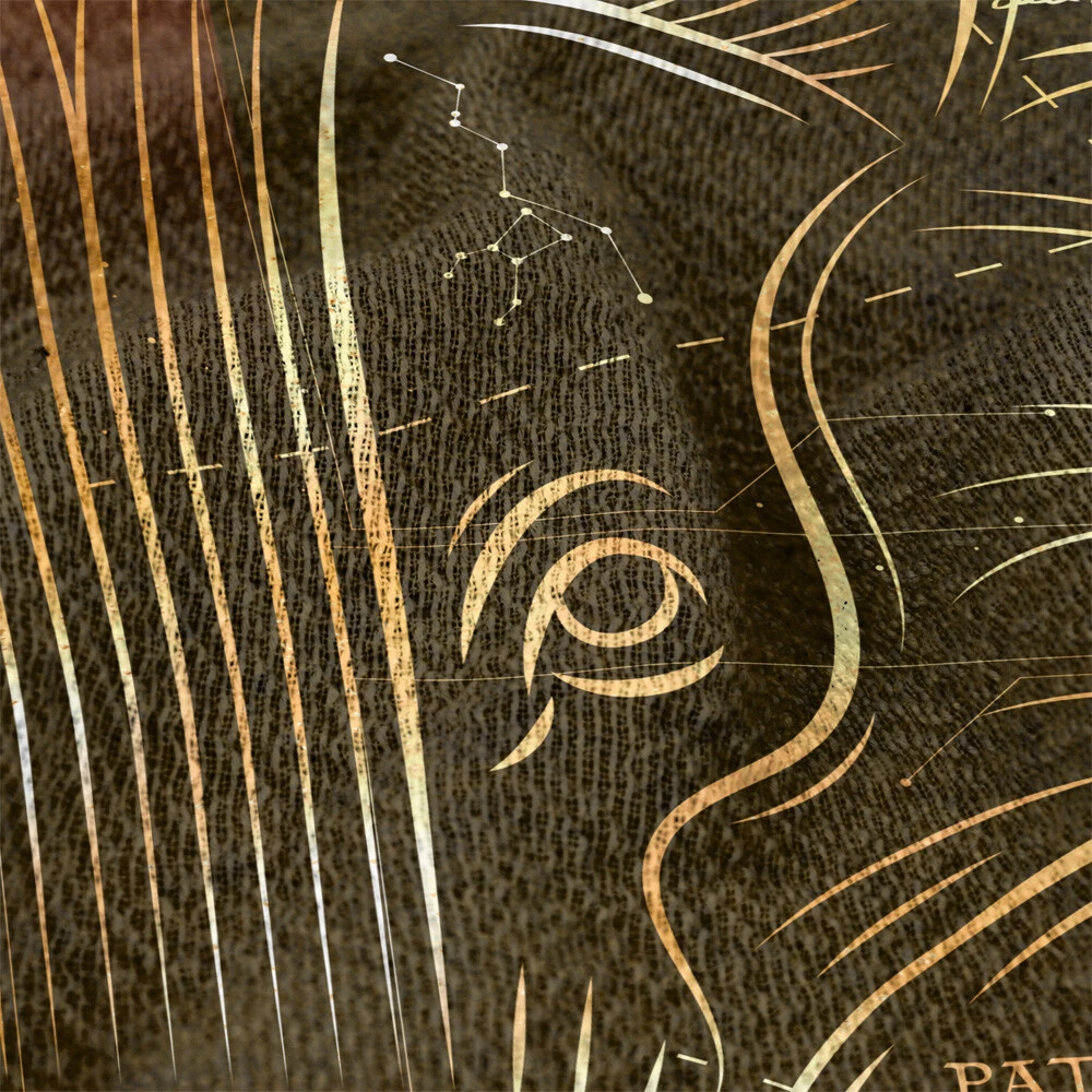 Harry Potter Blanket, 50"x60" Celestial Hufflepuff Woven Blend Throw