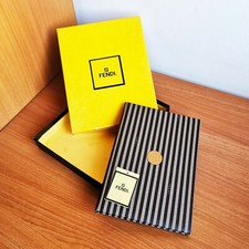 FENDI Address Book Rare Vintage Jacquard Diar...