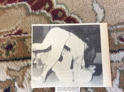 B1-4 ephemera 1961 picture richard cook ray kavanagh judo margate - Picture 1 of 1