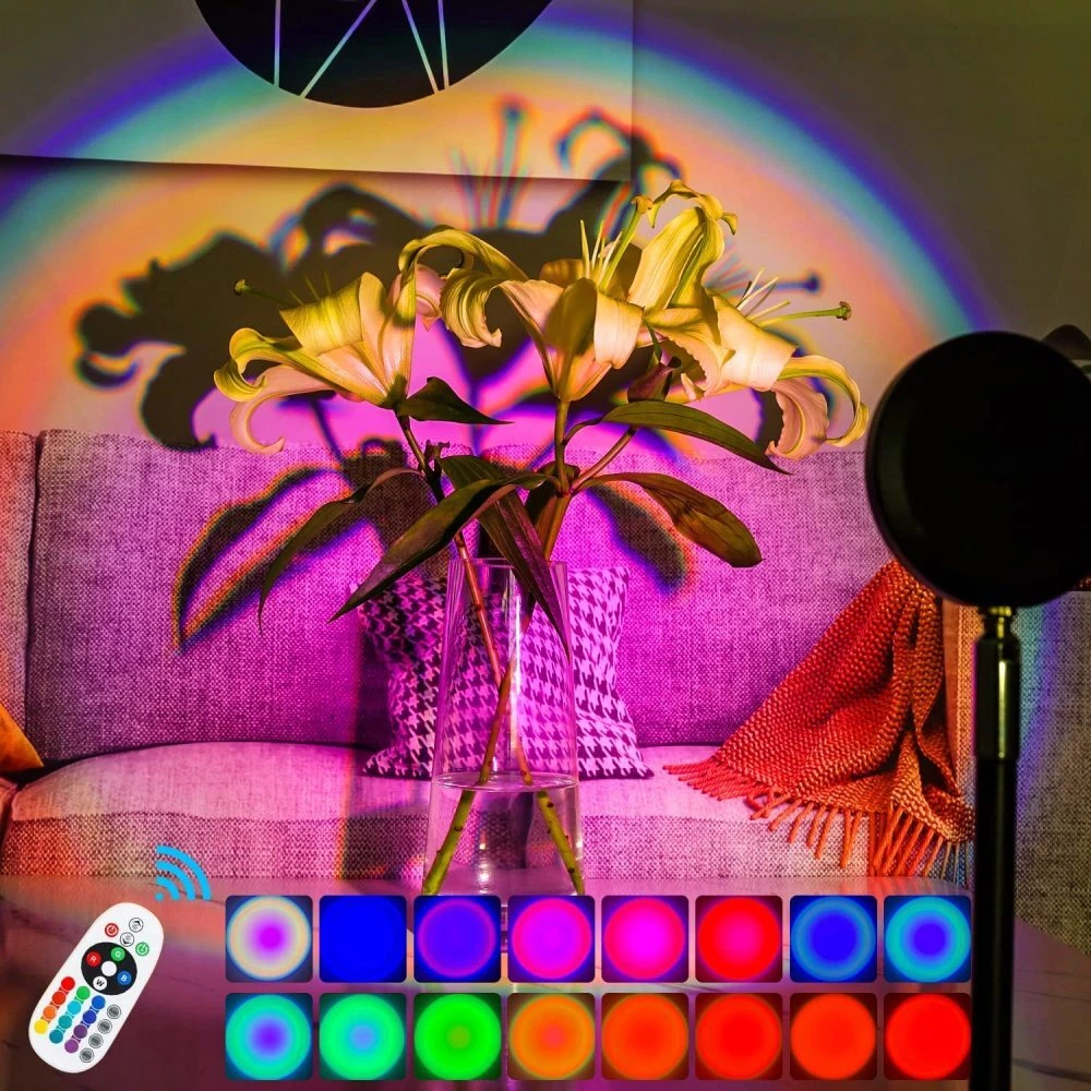 Sunset lamp deals pink