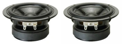 DAYTON NEW (2) 4.5" Woofer Speakers Replacement Drivers 4-1/2" 8ohm Home Audio PAIR