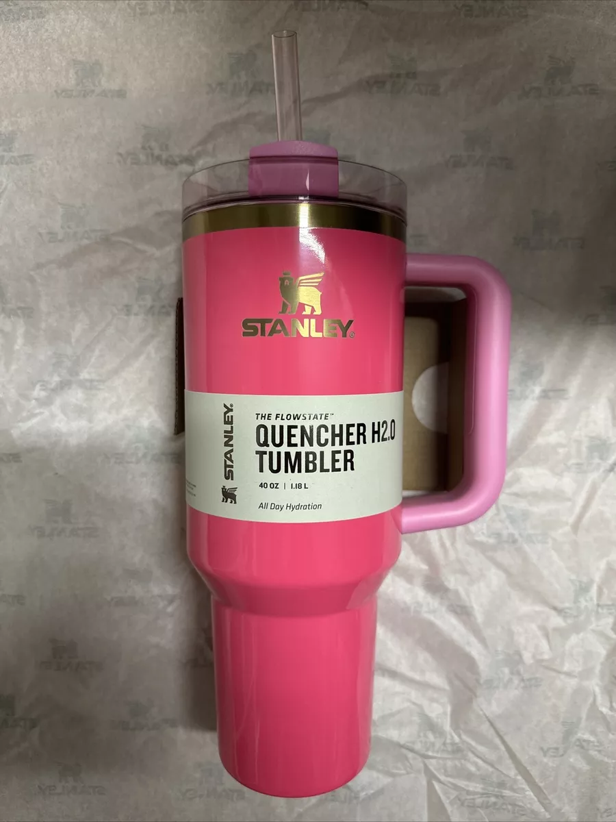 New Stanley Pink Parade Limited Edition 40 oz Quencher H2.0 Flowstate  Tumbler