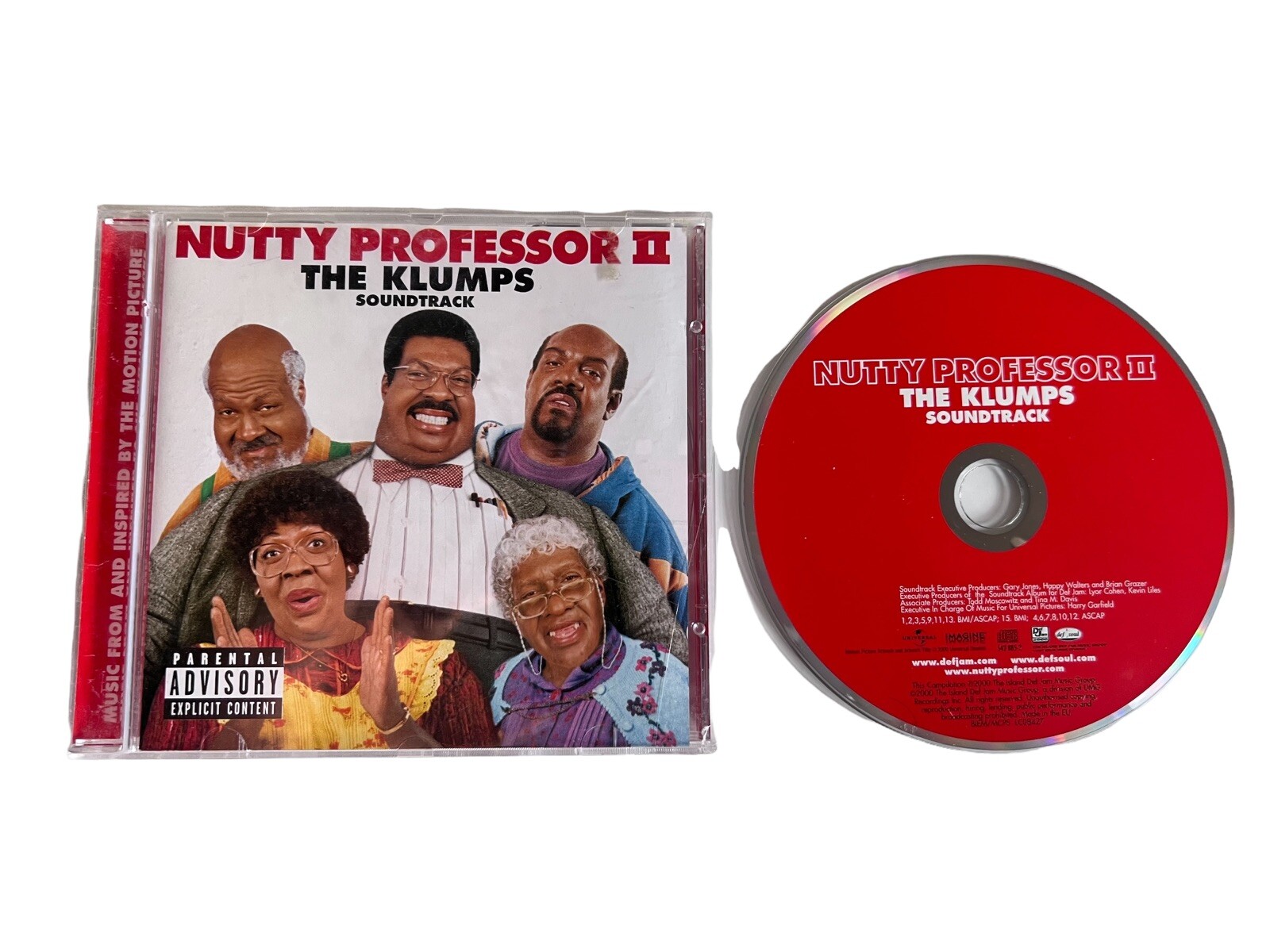 Nutty Professor II: The Klumps by Original Soundtrack (CD, 2000) Eddie Murphy