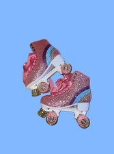 Dolls Kill Disco Derby Glitter Rainbow Roller Skates Sz 7 SOLD OUT