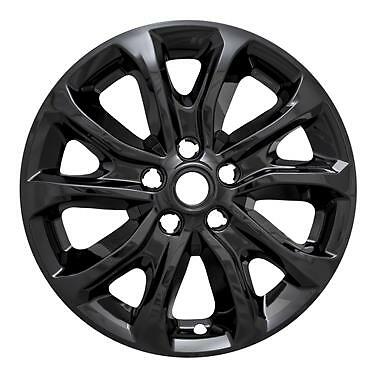 NEW 2018-2022 Chevy EQUINOX 17" BLACK Skin Hubcap Cover Alloy Wheel IWCIMP-409X - Picture 1 of 1