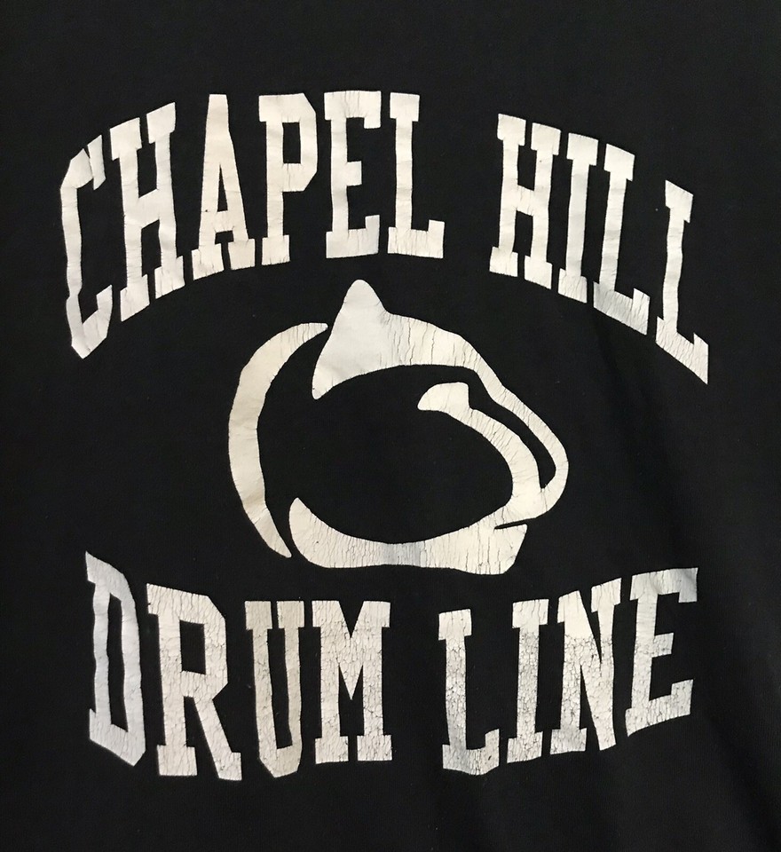 Chapel Hill Drum Line Drumline Mens Large Vintage Single Stitch Russell