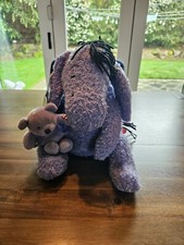 RARE NWT Vintage Disney Store Classic Pooh 13" Eeyore With Teddy Bear Plush