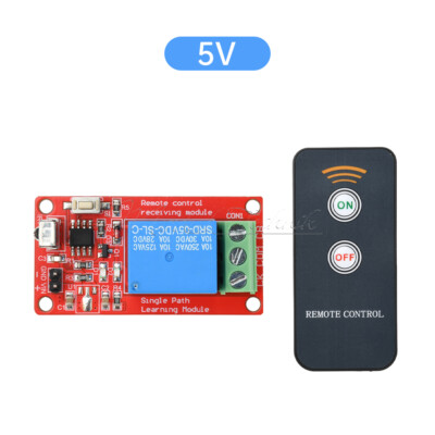 1 Channel Infrared Receiver Driving Switch Relay Module With Remote Controller