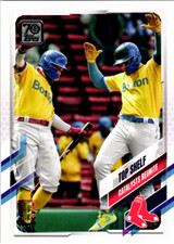 2021 Topps Update Series Base Top Shelf - Catalyst Reunite - Red Sox #US287
