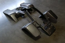 YAMAHA BANSHEE YFZ 350 BLACK CARBON FIBER STANDARD FRONT AND REAR FENDER SET