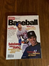 1998 Athlon Baseball Preview Rey Ordonez Mets Tino Martinez Yankees