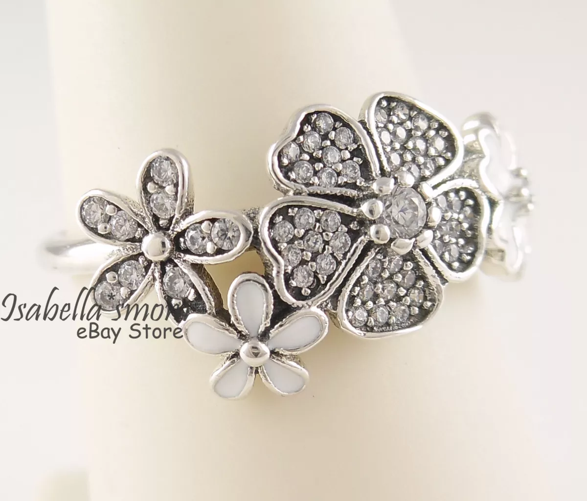 SHIMMERING BOUQUET Authentic PANDORA Floral Ring 190984CZ PICK Sz