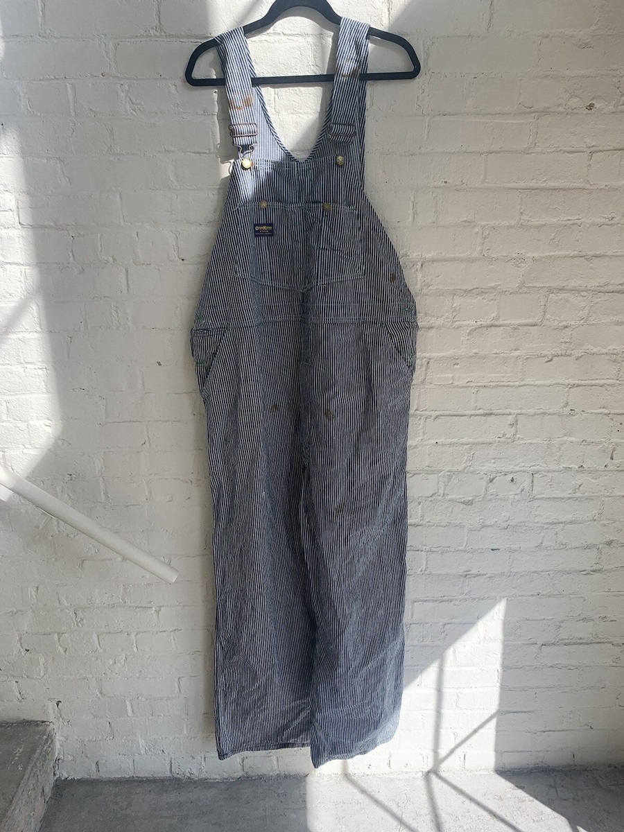 Vintage 80s Men's Hickory Striped Oshkosh B'gosh Overalls | eBay