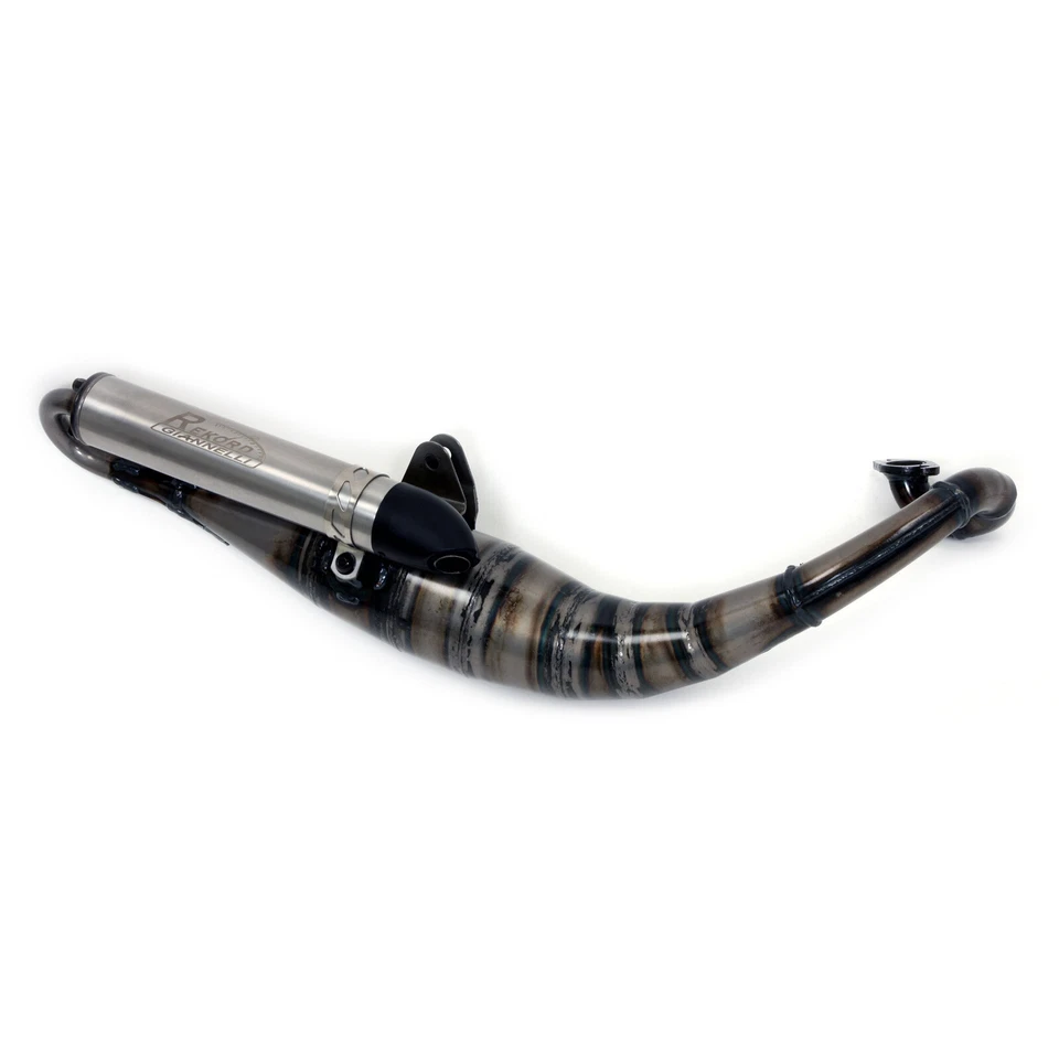 TUBO DE ESCAPE COMPLETO GIANNELLI REKORD 50 ALUMINIO PARA KEEWAY FOCUS 50 2006 - Imagen 2 de 4