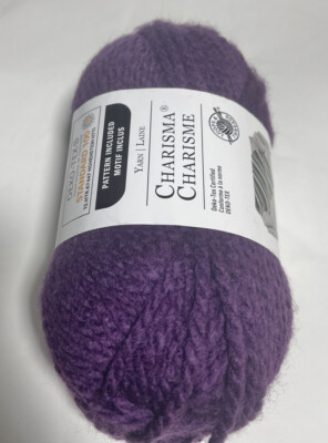 LOOPS & THREADS CHARISMA 1-Pk DARK PURPLE. I COMBINE SHIPPING, See Details.