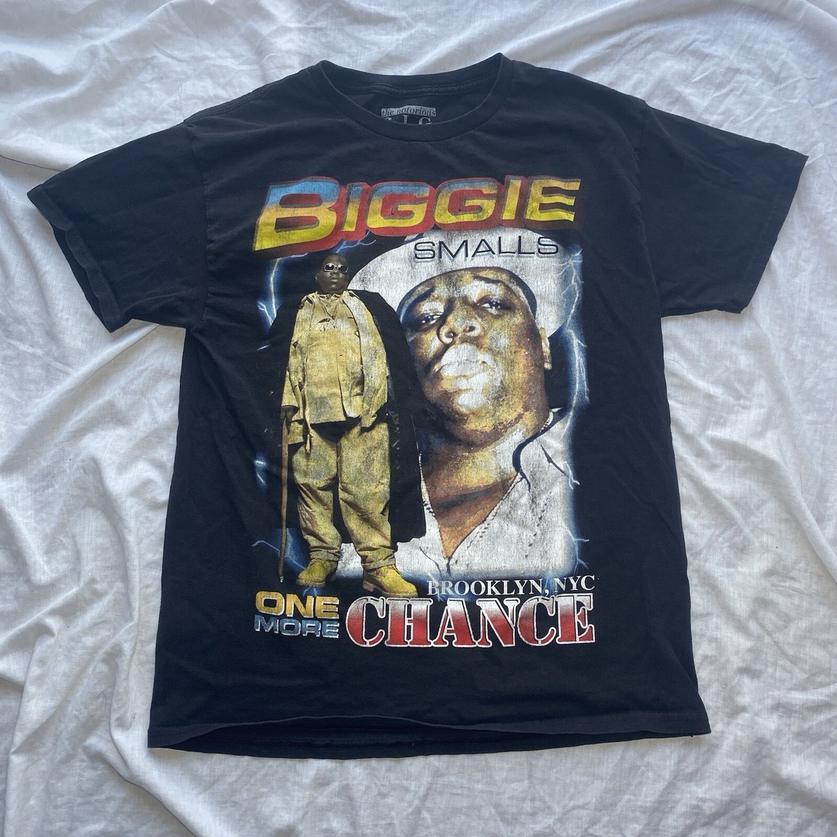 Notorious Rap Tee Biggie B.I.G. Smalls T-Shirt Vintage BIG The 