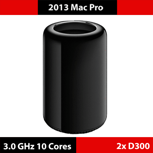 2013 Mac Pro | 3,0 GHz 10-Core | Dual AMD D300 | 64GB RAM | 1TB PCIe NVMe - Bild 1 von 1
