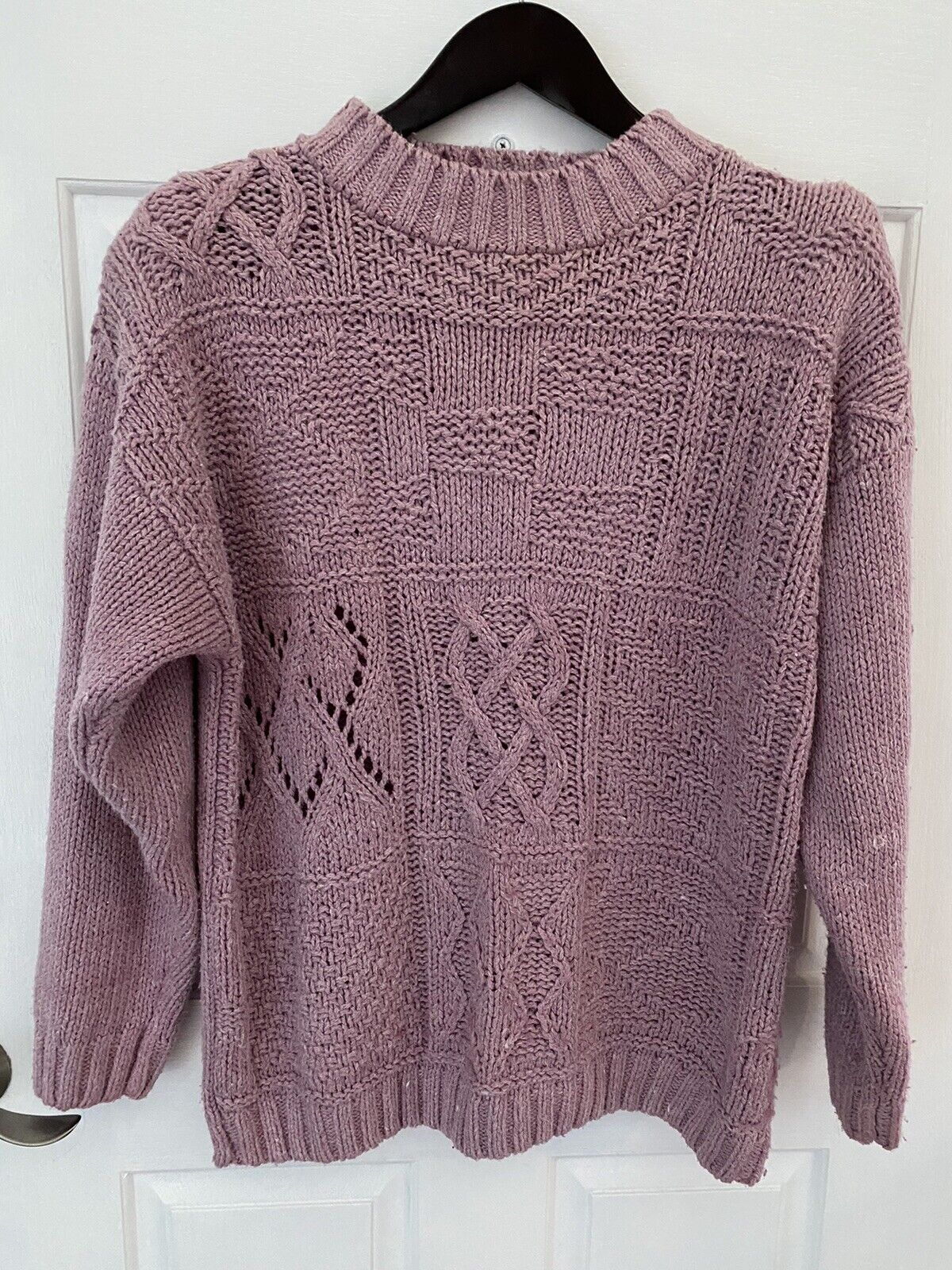 Vintage 80s Knitted Pink Soft Sweater - image 2