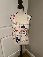 Unbranded flower hobo crop top. Side zipper