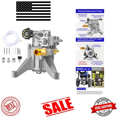 #ad Aluminum Vertical Pressure Washer Pump 2.3 GPM with Thermal Relief $103.59