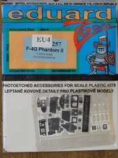 1/48 Eduard Zoom F-4G PHANTOM II Interior COLOR Photo Etch for Hasegawa PE OOP