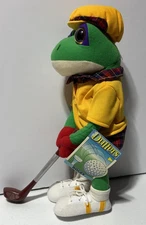 Vintage 1990’s Duffers Bogey The Frog Golf Plush NWT Stuffed Animal