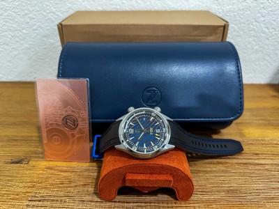 Zelos Titanium Helmsman 10th Anniversary - Damascus & Meteorite Limited Ed 300