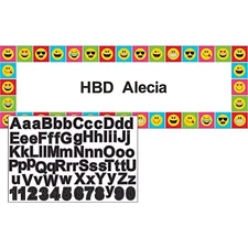 Creative Converting 325101 Show Your Emojions Giant Party Banner with Stickers