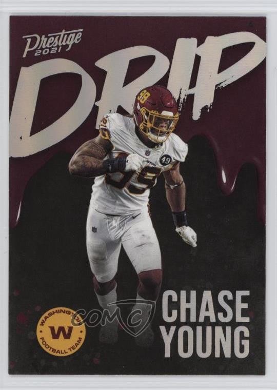 2021 Panini Prestige NFL Drip Chase Young #ND-CY oh1