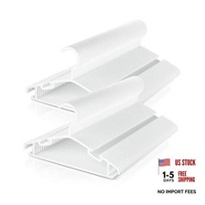 Baby Hangers Non-Slip Kids Plastic Hangers for Closet, Space 100 Pack White