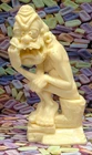 Vintage Nutty Mads The Thinker Figure, Marx Toys