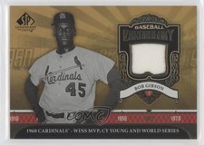 2006 SP Legendary Cuts Baseball Chronology Materials Bob Gibson #BC-BG HOF v9t