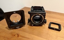 Mamiya RB67 Pro S Medium Format Camera Body With Bellows Hood And Filter Holder