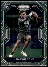 2020 Panini Prizm Football Card #382 James Proche RC