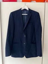 M&S Men’s Navy Slim Fit 2-Piece Stretch Suit Chest 38in W32 L33