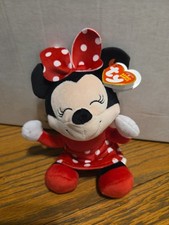 TY Sparkle - Disney - Minnie Mouse - Soft Body 7.5 inch Plush - Tags 2025