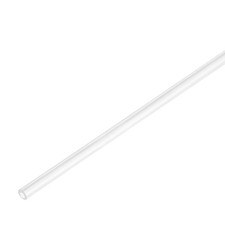 2 x Acrylic Pipe Rigid Round Plastic Clear Tube 2mm ID 4mm OD 305mm