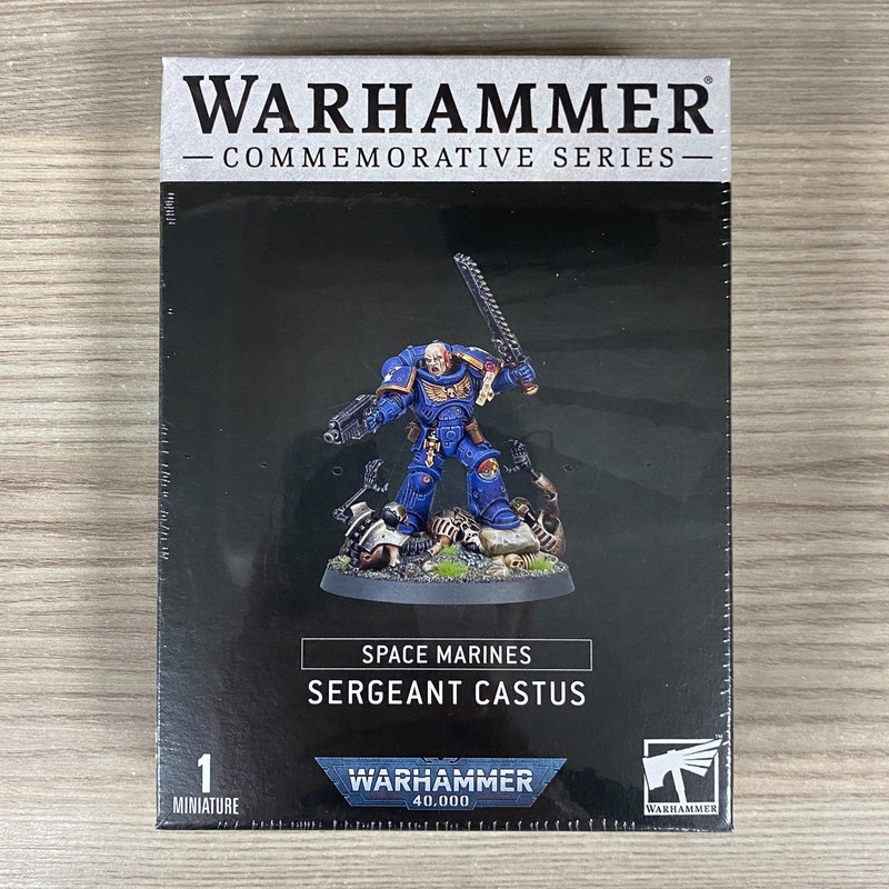 WARHAMMER COMMEMORATIVE SERIES SPACE MARINES SERGEANT CASTUS 40K 40,000 ASTARTES