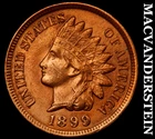 1899 Indian Head Cent - Choice Gem Brilliant Uncirculated  Lustrous  #i5934