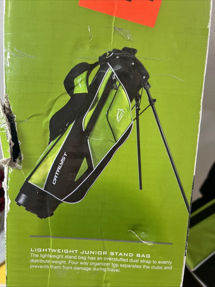 Acuity Catalyst Jr Golf Clubs Set Driver Hybrid Wood 6/7 Wedge Putter Bag Bundle - Image 4 of 4